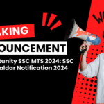 SSC MTS 2024: SSC MTS Havaldar Notification 2024