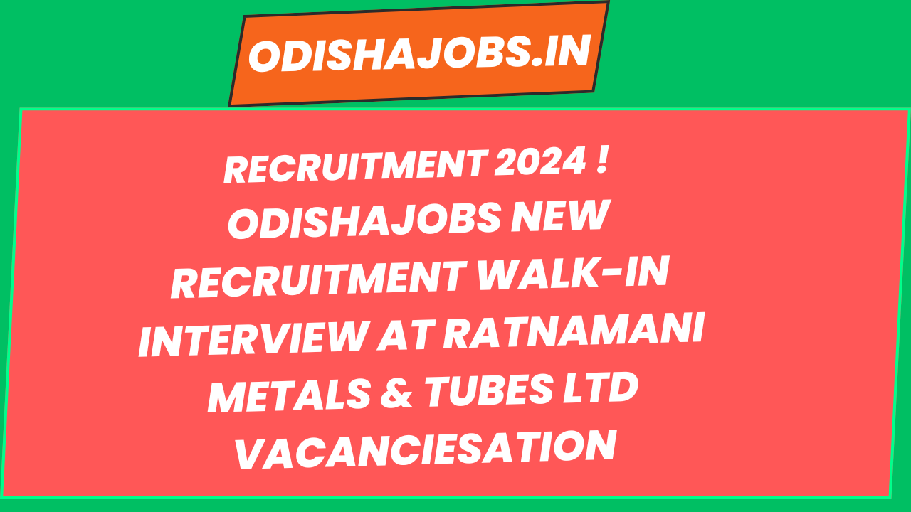 Walk-In Interview at Ratnamani Metals & Tubes Ltd Vacancies