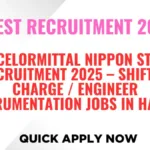 Odishajobs: ArcelorMittal Nippon Steel Recruitment 2025