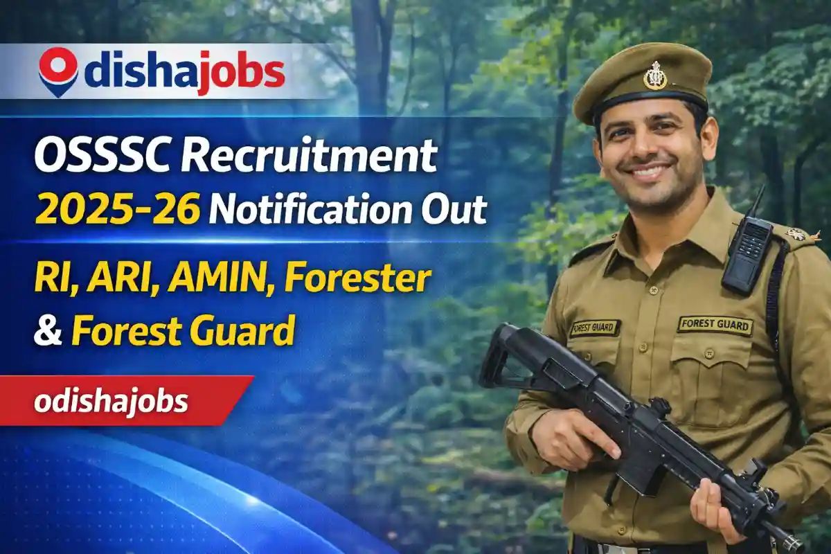 OSSSC Recruitment 2025-26 Notification Out